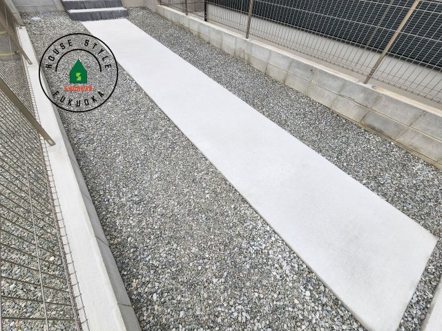 福岡市南区桧原5丁目第1-4棟（3号棟）の庭|お庭で自由な時間を過ごせます。