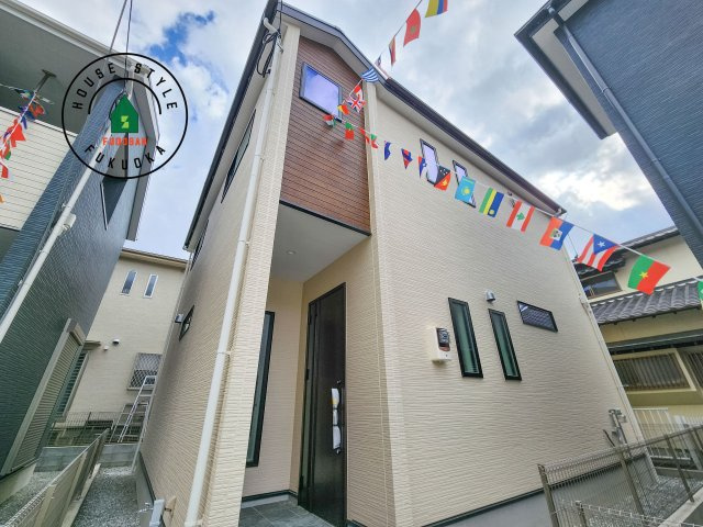 福岡市南区桧原5丁目第1-4棟（3号棟）の前面道路含む現地写真|見学の時間などお気軽にお問い合わせ下さい。