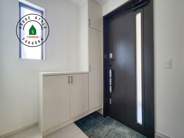 福岡市南区桧原5丁目第1-4棟（3号棟）の防犯設備|二重ロックでしっかり防犯対策ができます。