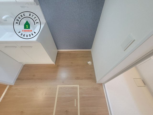 古賀市薦野第1-3棟（1号棟）のランドリースペース|ランドリースペースとなります。広々して有効的にご使用できます。 