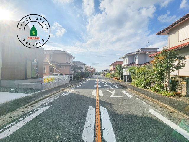 福津市光陽台6丁目第1-1棟（1号棟）の前面道路含む現地写真|見学の時間などお気軽にお問い合わせ下さい。
