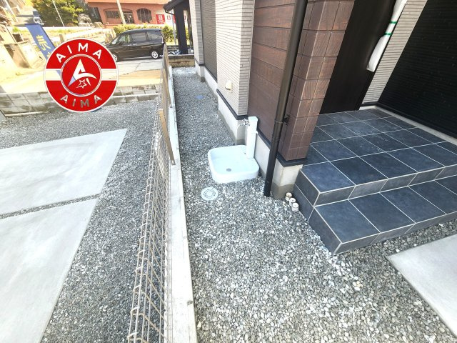 糟屋郡宇美町宇美中央1丁目第3-6棟(1号棟)の庭|お庭で自由な時間を過ごせます。