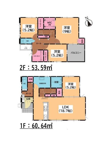 糟屋郡宇美町宇美中央1丁目第3-6棟(1号棟)の区画図|配置図(1号棟)