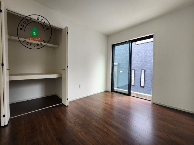 糟屋郡宇美町宇美中央1丁目第3-6棟(1号棟)の和室|将来的に、琉球畳を引きまして和室風にすることも可能です。