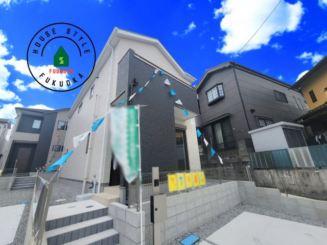 糟屋郡志免町王子4丁目第4-4棟（4号棟）の外観|デザイン性のある外観です。