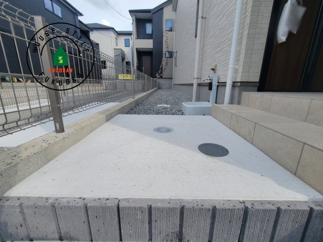 糟屋郡志免町王子4丁目第4-4棟（4号棟）の庭|お庭で自由な時間を過ごせます。