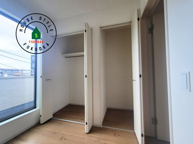 糟屋郡志免町王子4丁目第4-4棟（4号棟）の収納|収納には困りません。