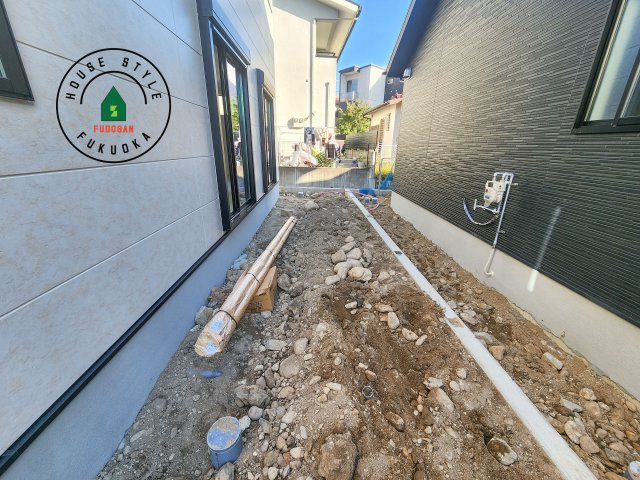 糟屋郡宇美町宇美中央1丁目第3-6棟(2号棟)の庭|お庭で自由な時間を過ごせます。