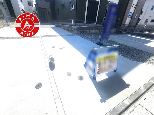 糟屋郡宇美町宇美中央1丁目第3-6棟(3号棟)の駐車場|広々した駐車場になります。3台並列駐車となります。