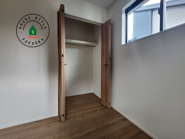 糟屋郡宇美町宇美中央1丁目第3-6棟(4号棟)の内観：施工例|大きなスペースがあり、収納には困りません。