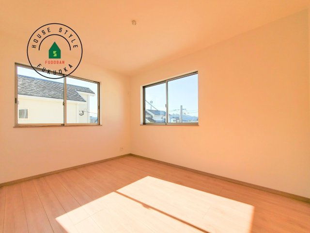 福岡市東区香住ケ丘5丁目第1-6棟（C号棟）の内観：施工例|将来的に、琉球畳を引きまして和室風にすることも可能です。