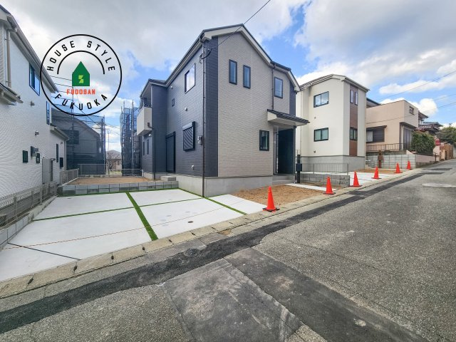 福岡市東区香住ケ丘5丁目第1-6棟（D号棟）の外観|デザイン性のある外観です。