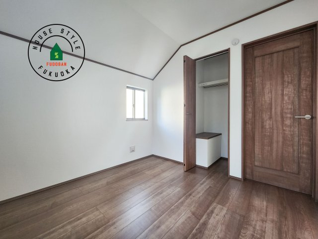 福岡市東区香住ケ丘5丁目第1-6棟（D号棟）の内観：施工例|将来的に、琉球畳を引きまして和室風にすることも可能です。