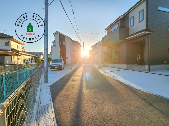 福岡市南区五十川2丁目第2-5棟（C号棟）の外観|デザイン性のある外観です。