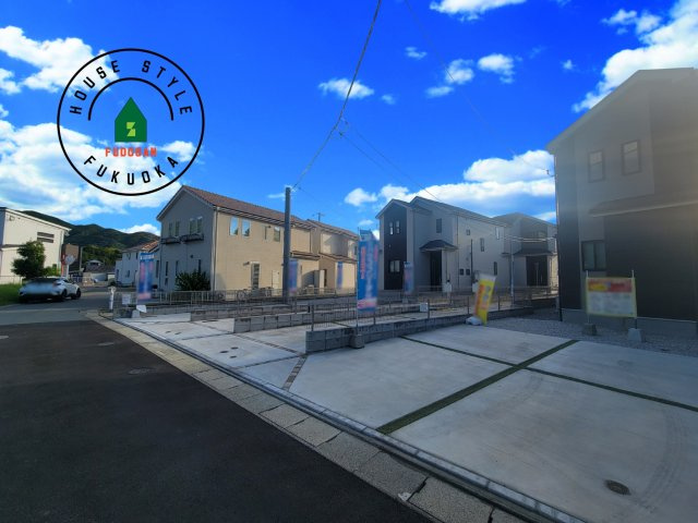 福岡市早良区重留4丁目第1-4棟（C号棟）の前面道路含む現地写真|見学の時間などお気軽にお問い合わせ下さい。