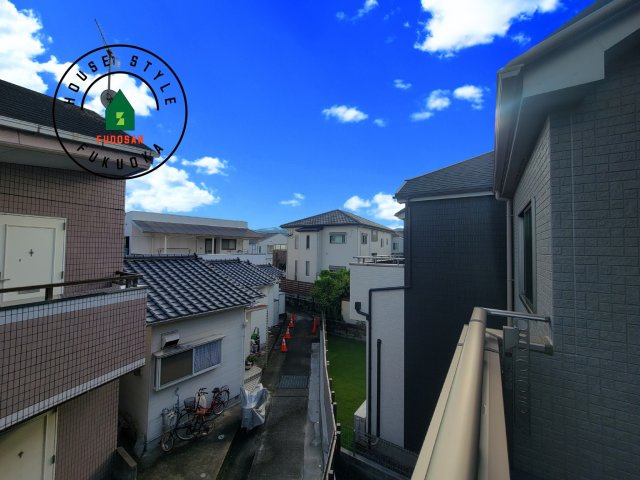 福岡市早良区有田4丁目第1-4棟（B号棟）の展望|眺望や窓からの景色が良いと、家で過ごす時間も快適です。