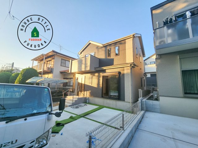 福岡市早良区飯倉6丁目第1-1棟（A号棟）の外観|デザイン性のある外観です。