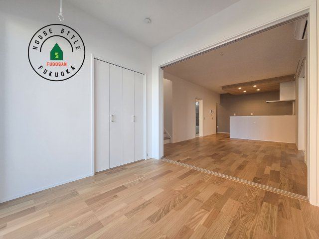 太宰府市五条6丁目第1-1棟（1号棟）の洋室|将来的に、琉球畳を引きまして和室風にすることも可能です。