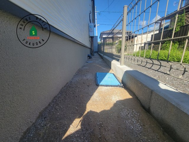 糟屋郡志免町東公園台2丁目第3-1棟（1号棟）　の庭|お庭で自由な時間を過ごせます。