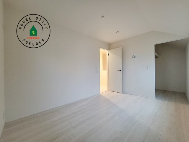 福岡市中央区笹丘2丁目第1-5棟（2号棟）の和室|将来的に、琉球畳を引きまして和室風にすることも可能です。