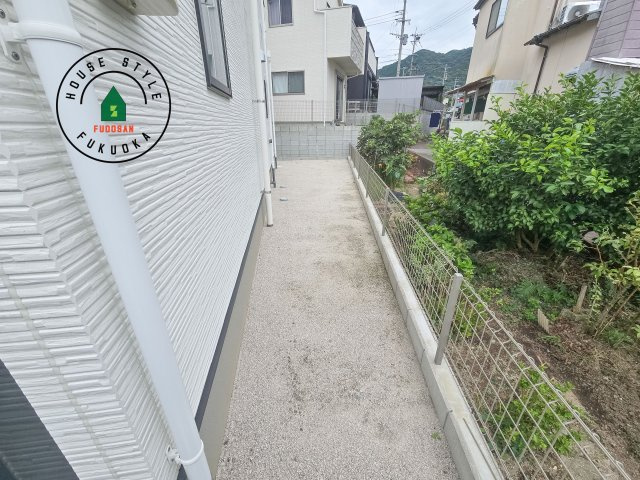 福岡市早良区野芥5丁目第3-3棟（3号棟）　の庭|お庭で自由な時間を過ごせます。