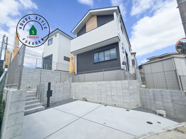 筑紫野市石崎3丁目第1-2棟（2号棟）　の外観|デザイン性のある外観です。