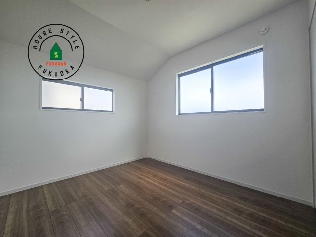 筑紫野市石崎3丁目第1-2棟（2号棟）　の和室|将来的に、琉球畳を引きまして和室風にすることも可能です。