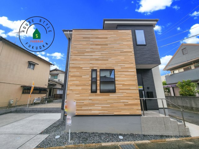 太宰府市都府楼南4丁目第1-1棟（1号棟）　の外観|デザイン性のある外観です。