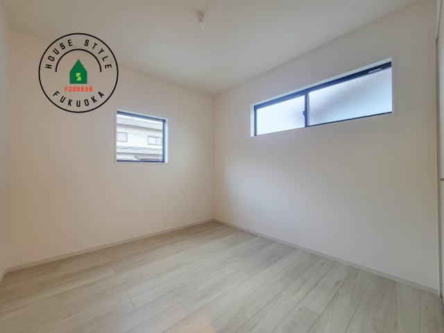 福岡市早良区野芥6丁目第6-1棟（1号棟）　の洋室|採光良好な洋室は全居室、複層ガラスの遮熱効果と断熱効果で、一年中快適に過ごせます。