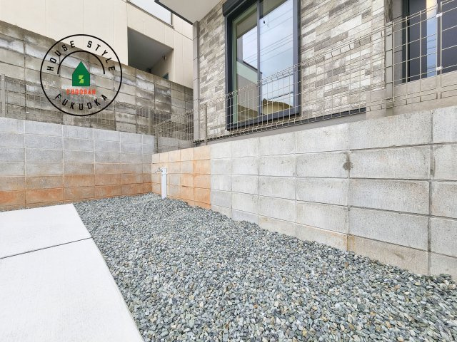 福岡市東区松香台1丁目第2-3棟（3号棟）　の庭|お庭で自由な時間を過ごせます。