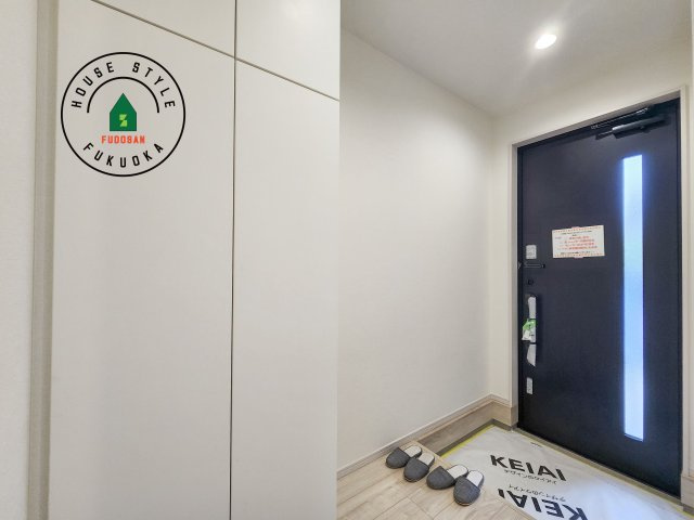 福岡市東区松香台1丁目第2-3棟（3号棟）　の防犯設備|二重ロックでしっかり防犯対策ができます。