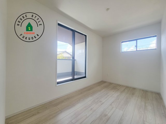 福岡市南区老司5丁目第5-1棟（1号棟）　の和室|将来的に、琉球畳を引きまして和室風にすることも可能です。