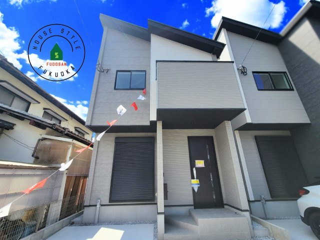 福岡市西区福重3丁目第4-2棟（2号棟）　の外観|デザイン性のある外観です。