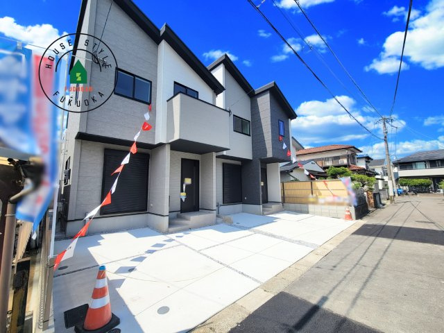 福岡市西区福重3丁目第4-2棟（2号棟）　の前面道路含む現地写真|見学の時間などお気軽にお問い合わせ下さい。