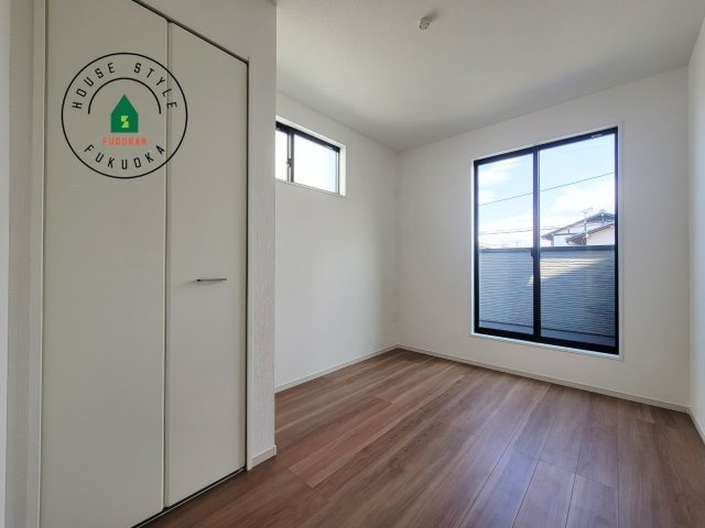 福岡市西区福重3丁目第4-2棟（2号棟）　の和室|将来的に、琉球畳を引きまして和室風にすることも可能です。