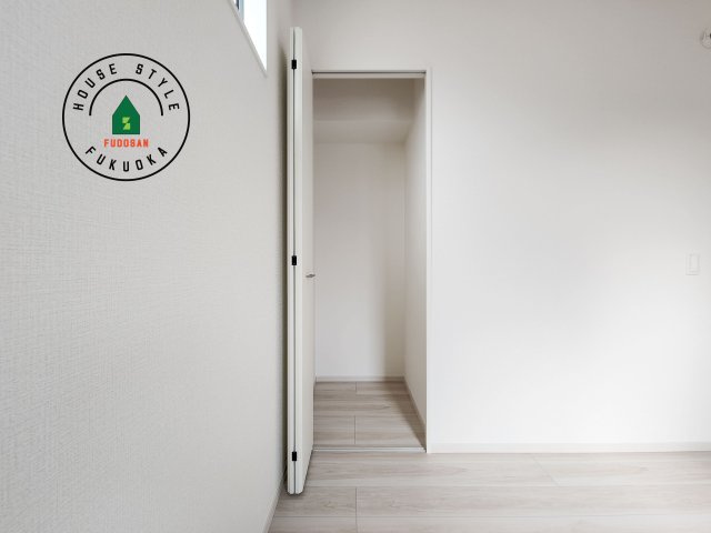 福岡市東区八田3丁目第3-2棟（2号棟）　の内観：施工例|収納には困りません。