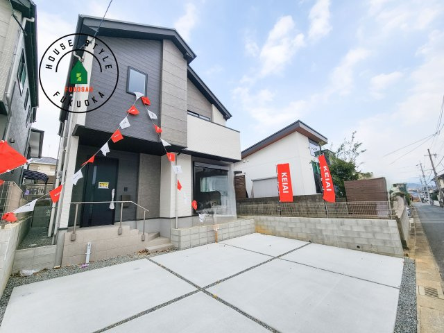 福岡市東区八田3丁目第3-2棟（2号棟）　の前面道路含む現地写真|見学の時間などお気軽にお問い合わせ下さい。