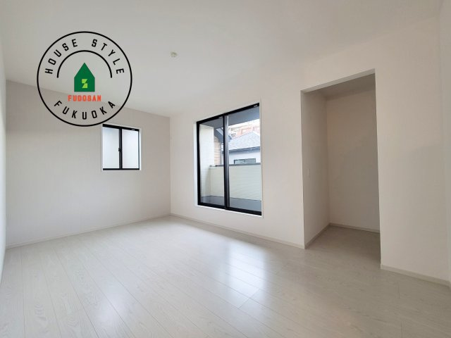 福岡市東区土井2丁目第3-4棟（1号棟）　の寝室|主寝室には収納力に優れたクローゼットがありますので、お部屋もすっきり片付きます。