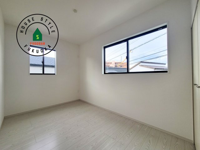 福岡市東区土井2丁目第3-4棟（1号棟）　の和室|将来的に、琉球畳を引きまして和室風にすることも可能です。
