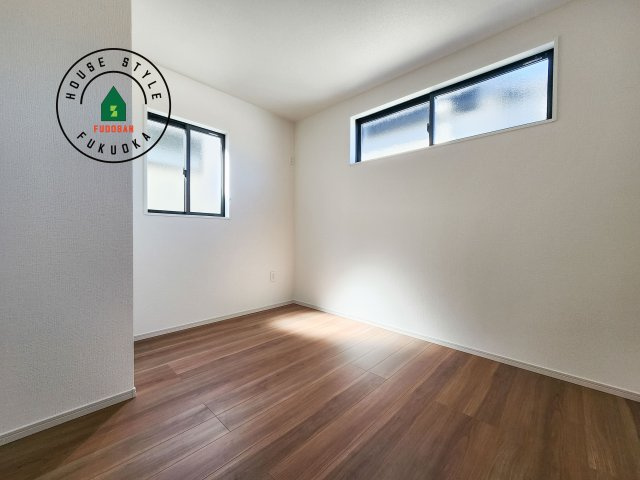 福岡市城南区長尾4丁目第2-4棟（4号棟）の和室|将来的に、琉球畳を引きまして和室風にすることも可能です。