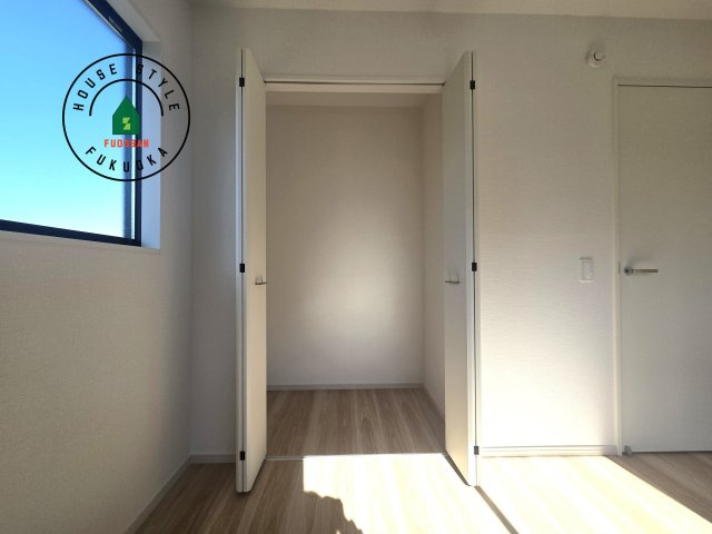 福岡市南区皿山1丁目第6-2棟（1号棟）　の内観：施工例|収納には困りません。