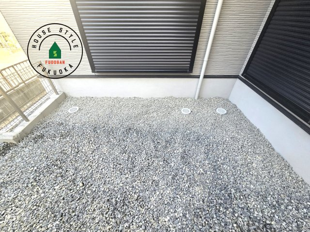 福岡市南区皿山1丁目第6-2棟（2号棟）　の庭|お庭で自由な時間を過ごせます。