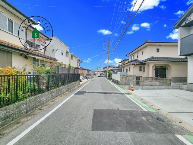 福岡市西区石丸3丁目第5-1棟（1号棟）　の前面道路含む現地写真|前面道路です。