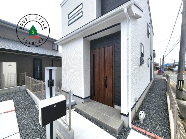 糟屋郡宇美町神武原1丁目第1-3棟（3号棟）　の外観|デザイン性のある外観です。