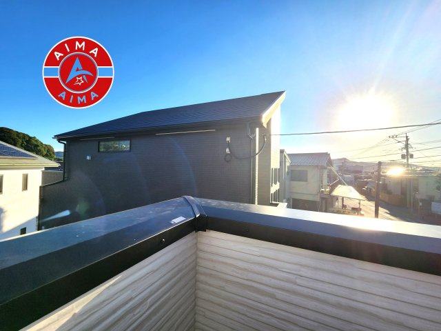 糟屋郡宇美町神武原1丁目第1-3棟（3号棟）　の展望|窓から緑が見える物件も魅力的です。