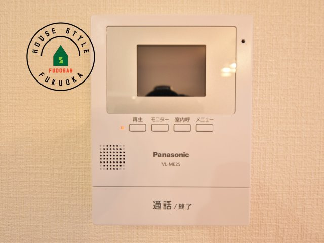 福岡市西区上山門2丁目第2-2棟（1号棟）　のセキュリティ|外出中も来訪者をカラー画面と音声でしっかり録画します。在宅時にも鮮明なモニターでしっかり相手を確認できます！