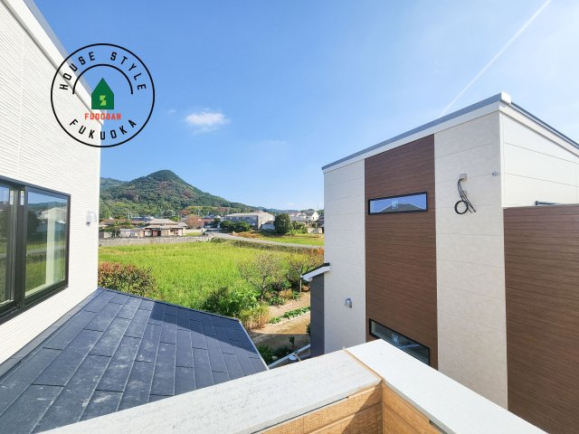 福津市宮司4丁目第4-4棟（2号棟）　の展望|窓から緑が見える物件も魅力的です。