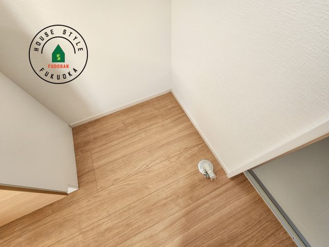 福津市宮司4丁目第4-4棟（2号棟）　のランドリースペース|ランドリースペースとなります。広々して有効的にご使用できます。 