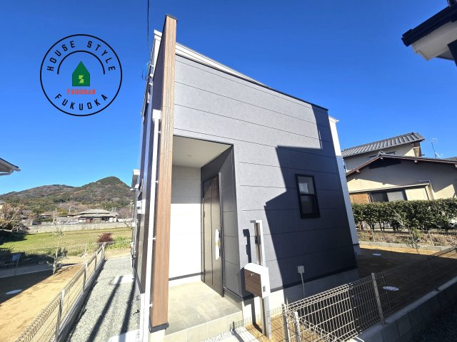 福津市宮司4丁目第4-4棟（3号棟）　の外観|デザイン性のある外観です。