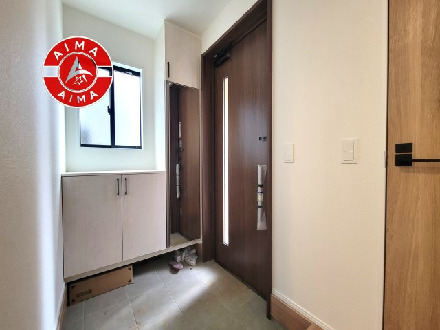 糟屋郡篠栗町中央6丁目第2-3棟（1号棟）の防犯設備|二重ロックでしっかり防犯対策ができます。